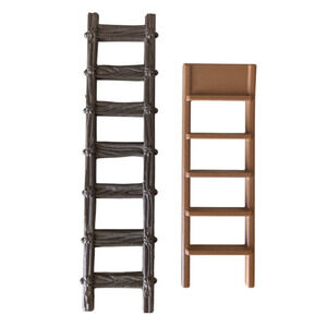 Playmobil Vintage Lot of 2 Ladder Brown Fort Castle Pirate Replacement Small